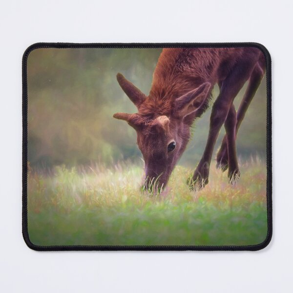 Item preview, Young Elk Grazing designed and sold by Kathy Weaver.