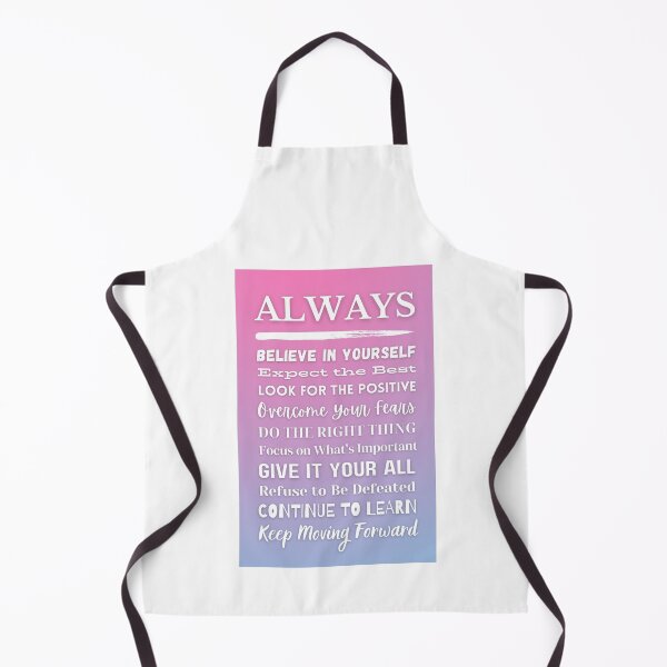 Item preview, ALWAYS - dream risks succeed believe responsibility positives obstacles failures - Pink and blue - life advice designed and sold by Art4Motivation.