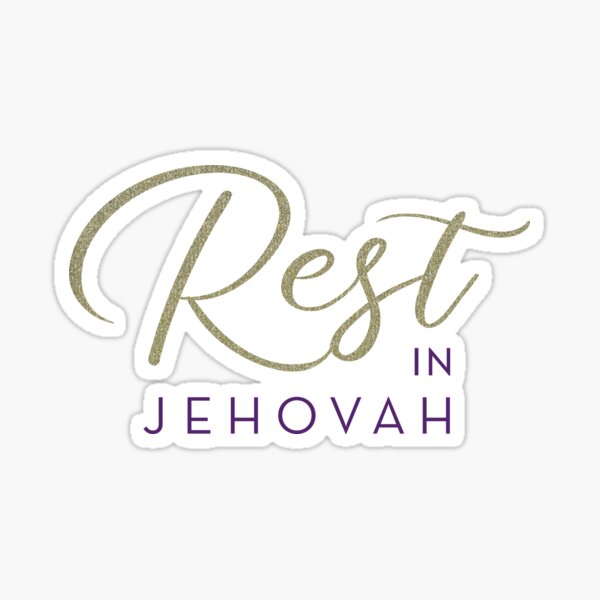 Item preview, Rest in Jehovah designed and sold by Focuslight-Art.