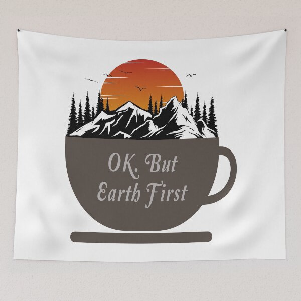 Item preview, Ok But Earth First designed and sold by SportsT-Shirts.