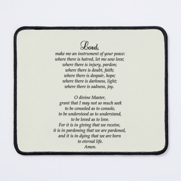 Item preview, Lord Make Me an Instrument of Thy Peace designed and sold by Kathy Weaver.