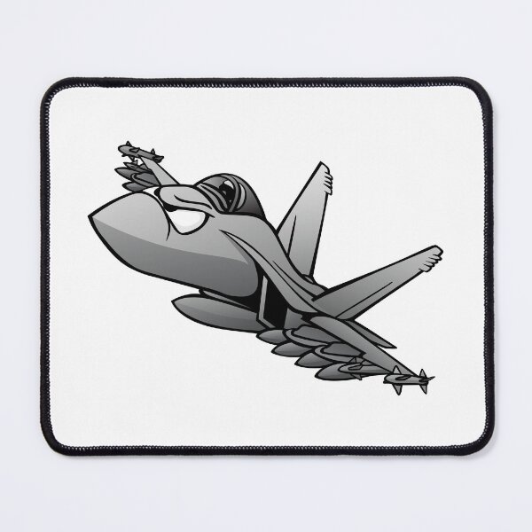 Item preview, Military Fighter Attack Jet Airplane Cartoon designed and sold by hobrath.