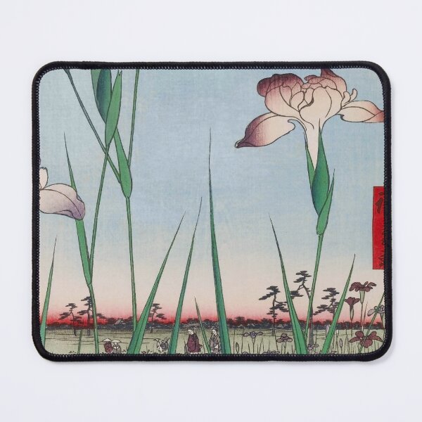 Artikelvorschau, Japanische Iris Garden Vintage Ukiyo-e Holzschnitt entworfen und verkauft von VintageArchive.