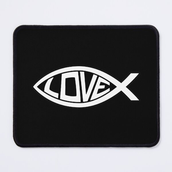 Item preview, Ichthus Love Christian Fish Symbol designed and sold by hobrath.