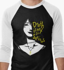 Death Is Not So Serious Men's Baseball ¾ T-Shirt