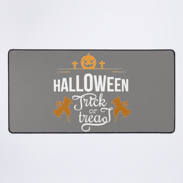 Item preview, Trick or Treat Text Happy Halloween Ghost Orange & White designed and sold by WearWolfDesigns.