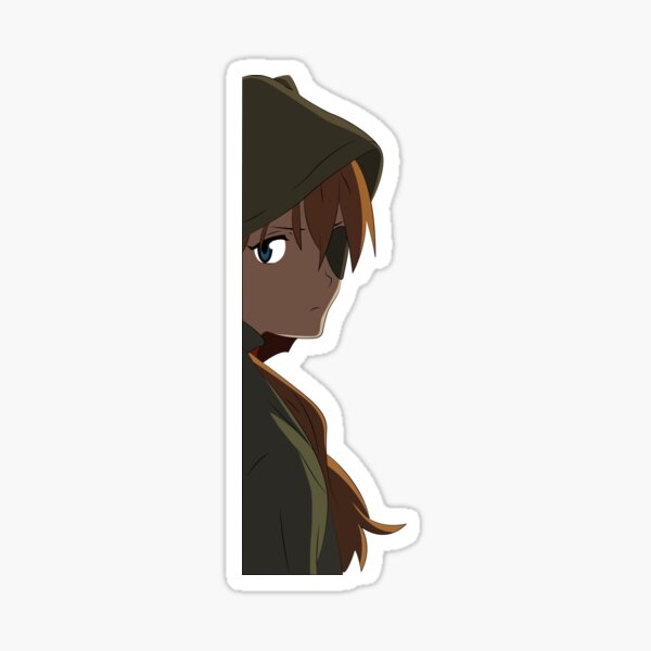 Vista previa del artículo con la obra «Asuka Spying », diseñado y vendido por Migi-Desu.