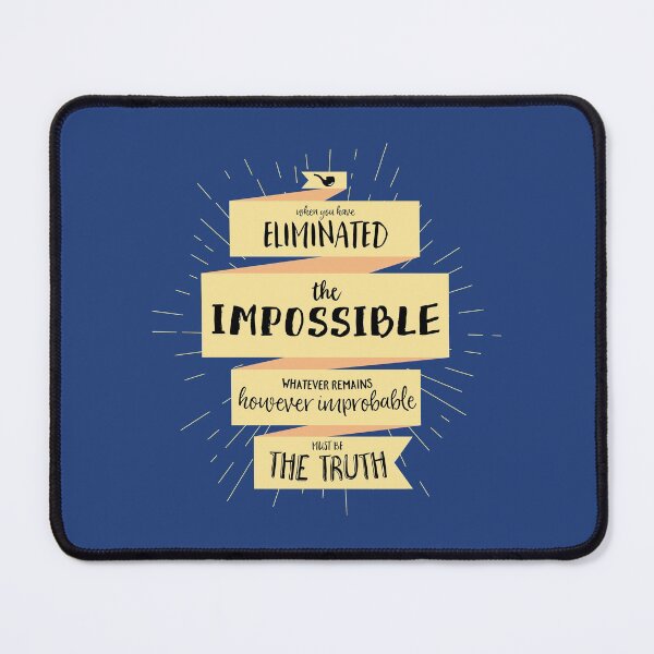 Item preview, The Truth - Sherlock Holmes designed and sold by BekkaCampbell.