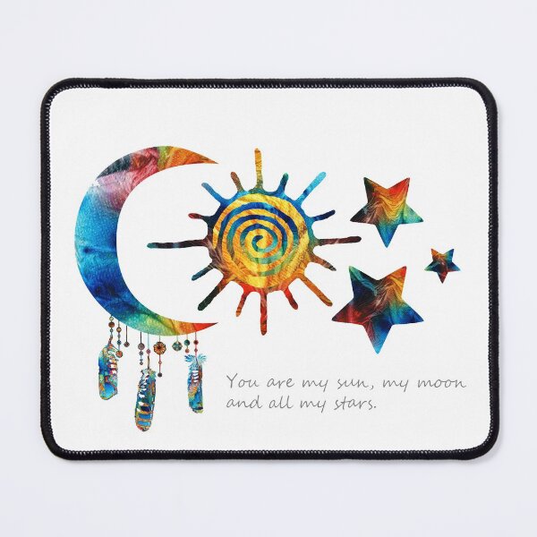 Item preview, Romantic Art - Sun Moon And Starts - Sharon Cummings designed and sold by Sharon Cummings Art.