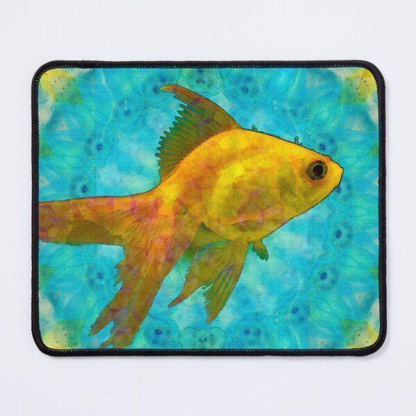 Item preview, Whimsical Fun Goldfish Mandala Art by Sharon Cummings designed and sold by Sharon Cummings Art.