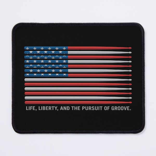 Item preview, American Drummer Drumstick Flag - Life, Liberty, and the pursuit of Groove designed and sold by hobrath.