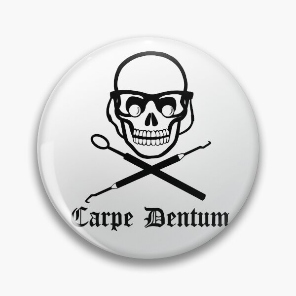 Item preview, Dental Hygienist Skull Carpe Dentum  designed and sold by kaylaroov.
