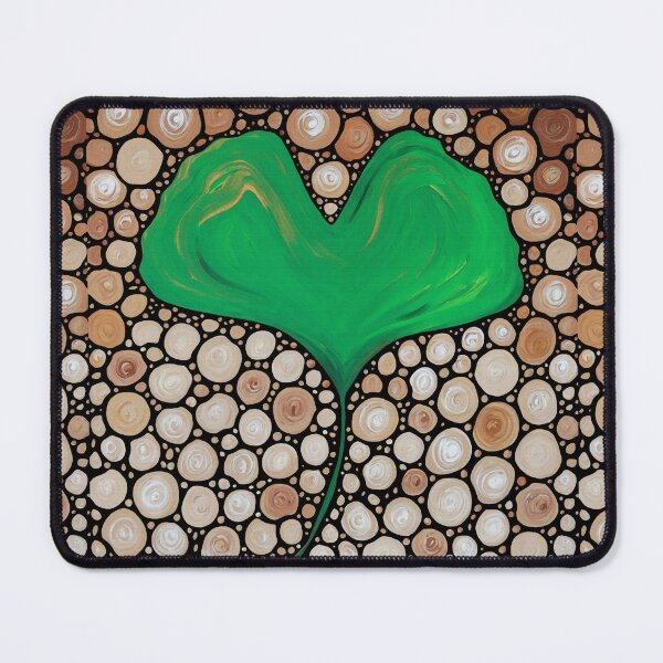 Item preview, Ginkgo Leaf Mosaic Art - Wisdom - Sharon Cummings designed and sold by Sharon Cummings Art.