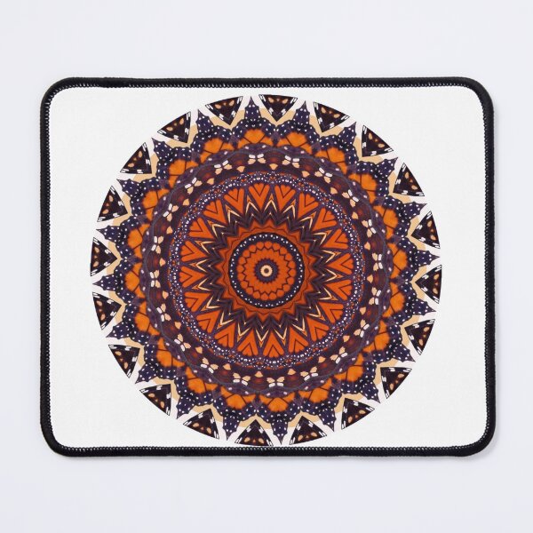 Item preview, Monarch Butterfly Mandala Design designed and sold by TrendyArtPrints.