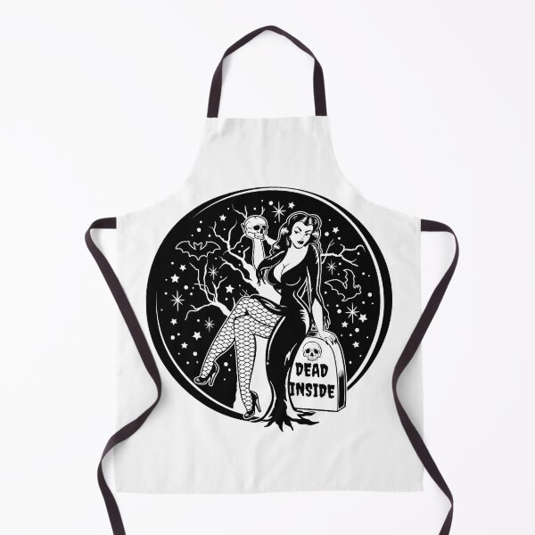 Item preview, Dead Inside Gothic Pinup Girl designed and sold by Grimble Scribbs.