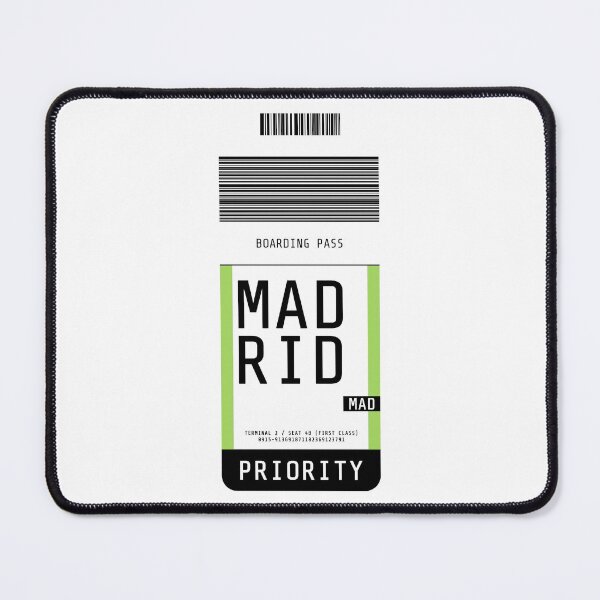 Item preview, Madrid Boarding Pass MAD designed and sold by lukassfr.