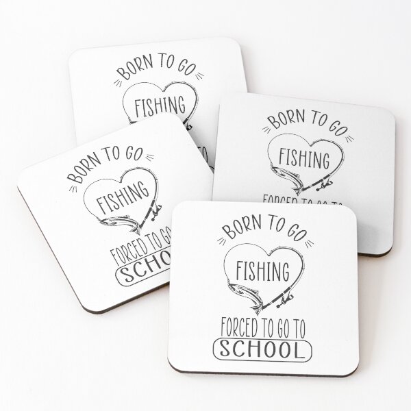 Item preview, Born To Go Fishing Forced To Go To School designed and sold by InkonoStore.