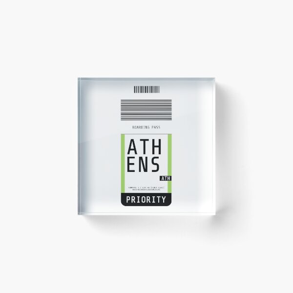 Item preview, Athens Boarding Pass ATH designed and sold by lukassfr.