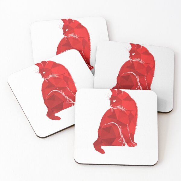 Item preview, red cat  designed and sold by guik32.