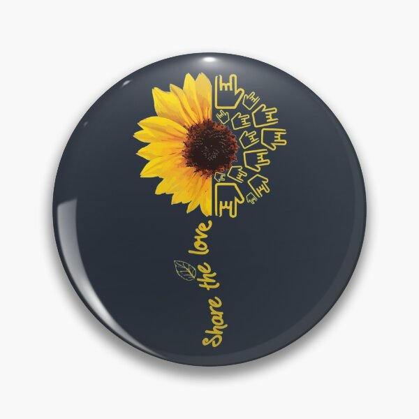 Item preview, ASL Sign Language Sunflower designed and sold by DecarloCharact.