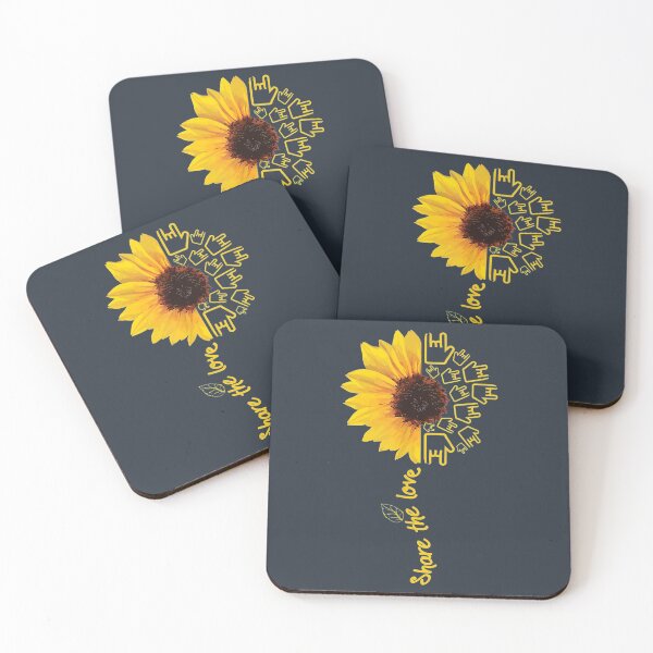Item preview, ASL Sign Language Sunflower designed and sold by DecarloCharact.