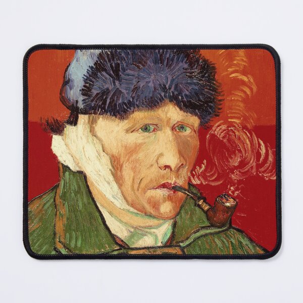 Item preview, Vincent van Gogh Self-portrait with Bandaged Ear and Pipe designed and sold by VintageArchive.