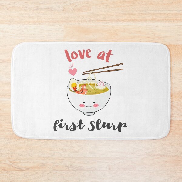 Item preview, Asian Ramen Noodles Soup in a Cute Kawaii Bowl with Chopsticks, Love at First Slurp - Ramen Foodie  designed and sold by CrazyBichAsian.