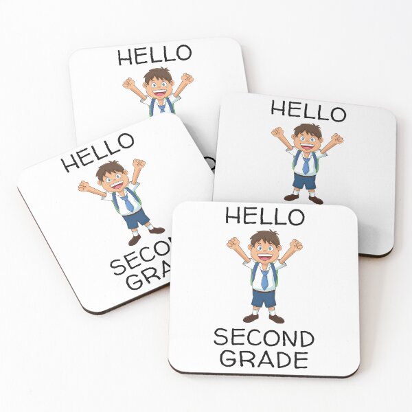 Item preview, Hello Second Grade Kids and Baby. Cool back to school design. designed and sold by Kipcio.