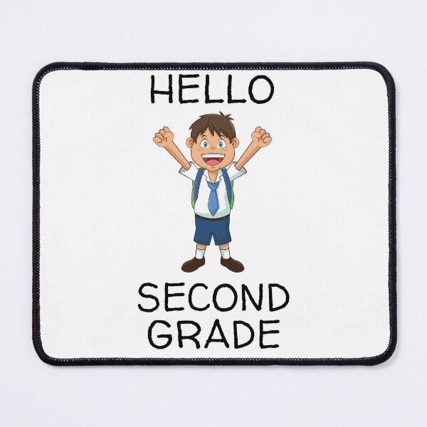 Item preview, Hello Second Grade Kids and Baby. Cool back to school design. designed and sold by Kipcio.