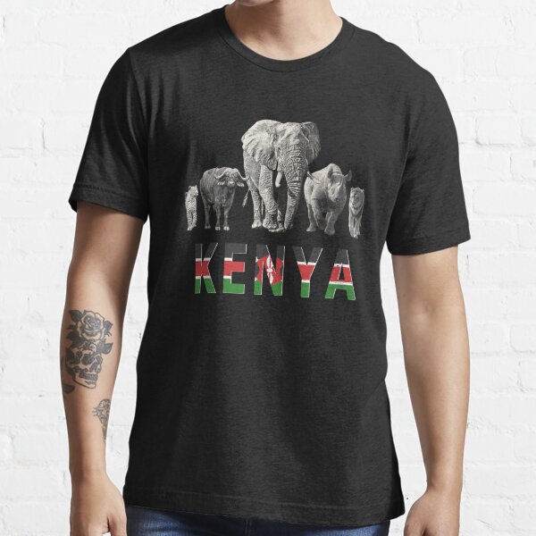 Africas Big Five Kenya Pride Wildlife T Shirt For Sale By Scotch Redbubble Big Five T 2290