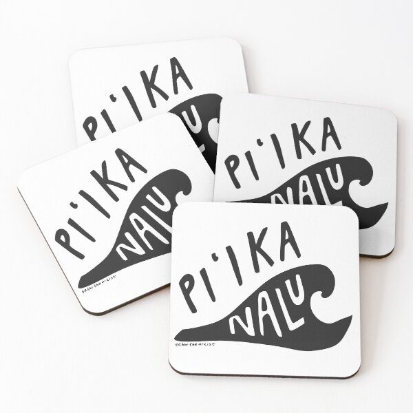 Item preview, Pi’i ka nalu - black and white designed and sold by gabbitheartist.