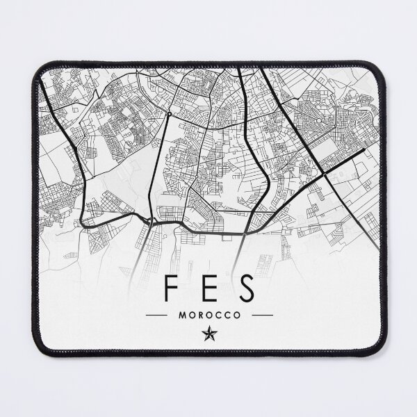Item preview, Fes Map - Moroccan City  designed and sold by feether-store.