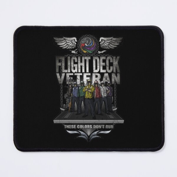 Item preview, Flight Deck Veteran "These Colors Don't Run" designed and sold by hobrath.