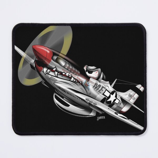 Item preview, WW-II Warbird P-51 Mustang Airplane Cartoon designed and sold by hobrath.