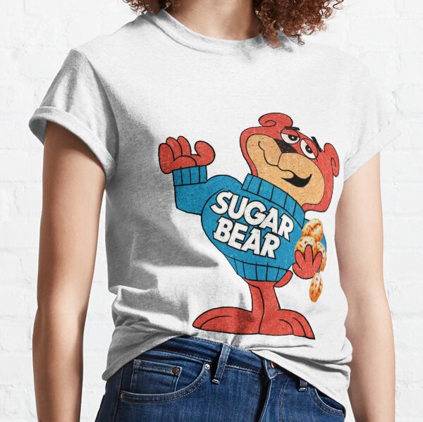 Classic Sugar Bear Super Sugar Crisp Cereal Bear Mascot Character Classic T-Shirt