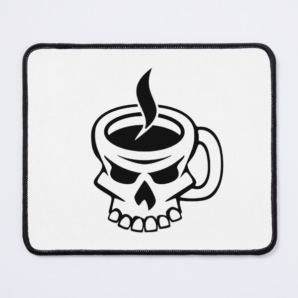 Item preview, Caffeinated Coffee Skull designed and sold by hobrath.
