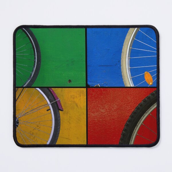 Item preview, Bike Wheels - Colourful collage designed and sold by TalBright.