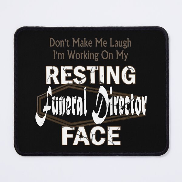 Item preview, Resting Funeral Director Face designed and sold by NoBonesLife.