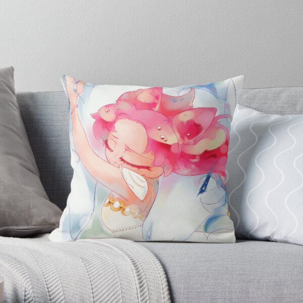 Chibiuza and Helios Throw Pillow