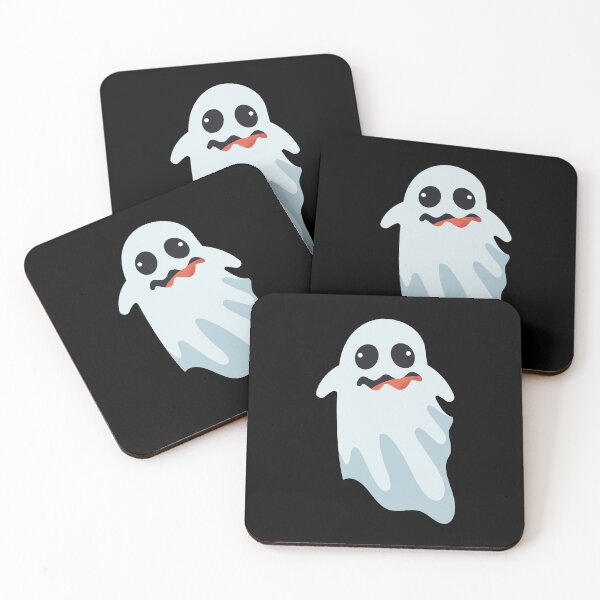 Item preview, Cute and Kawaii Scary Halloween Ghost 1 designed and sold by ArtSparkInc.