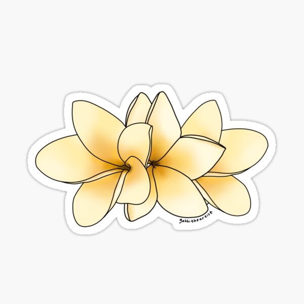 Item preview, Yellow plumeria bunch  designed and sold by gabbitheartist.