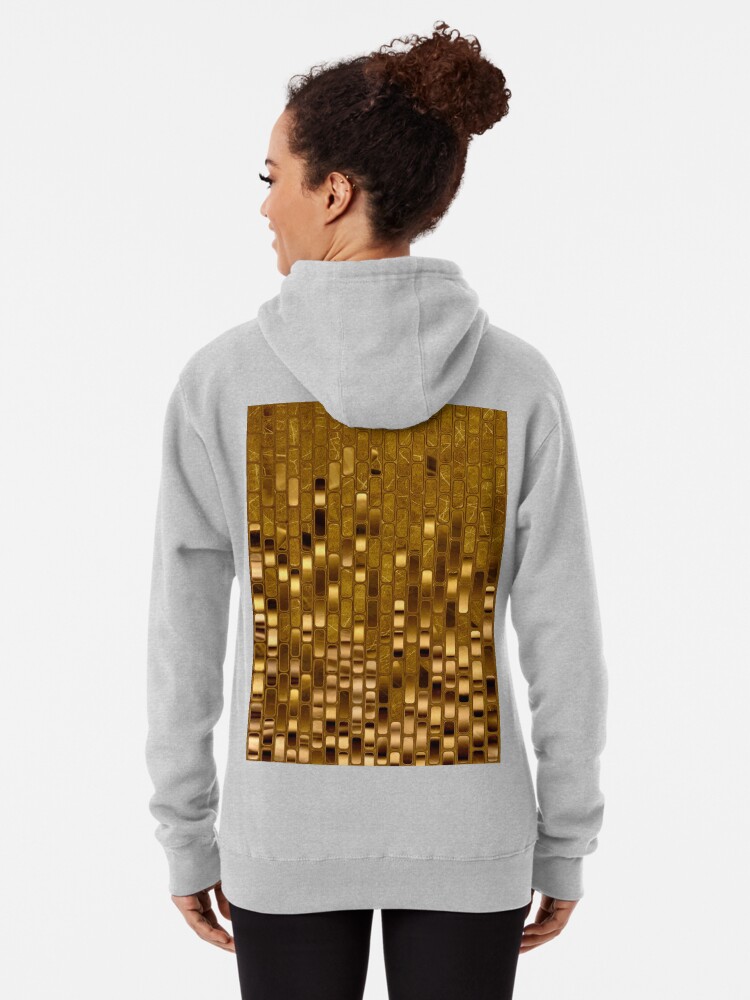 Gold sequin hoodie best sale