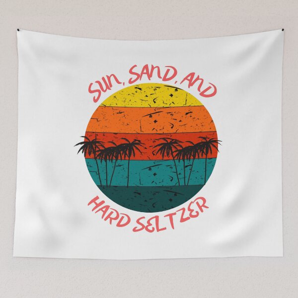Item preview, Sun, Sand, and Hard Seltzer Sunset designed and sold by delvaoutfitters.