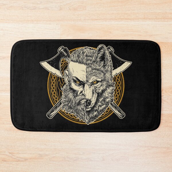Item preview, Viking Wolf Ulfhednar Norse Pagan Warrior Ulfhedinn designed and sold by BluePagan.