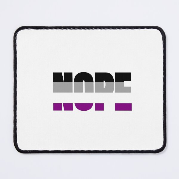 Item preview, ASEXUAL FLAG COLORS - NOPE designed and sold by Inspirationmotivation.