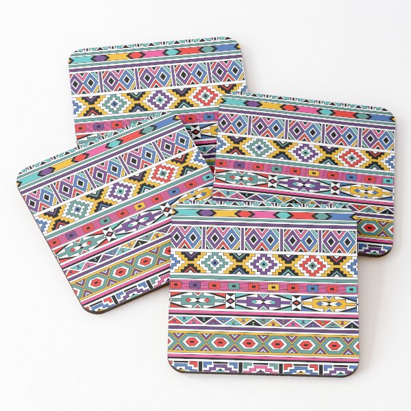 Item preview, Ndebele Fashion Tribal Pattern | African Style Geometry Art   designed and sold by Agmari.