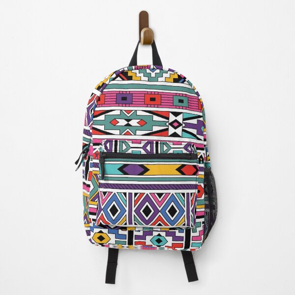 Item preview, Ndebele Fashion Tribal Pattern | African Style Geometry Art   designed and sold by Agmari.