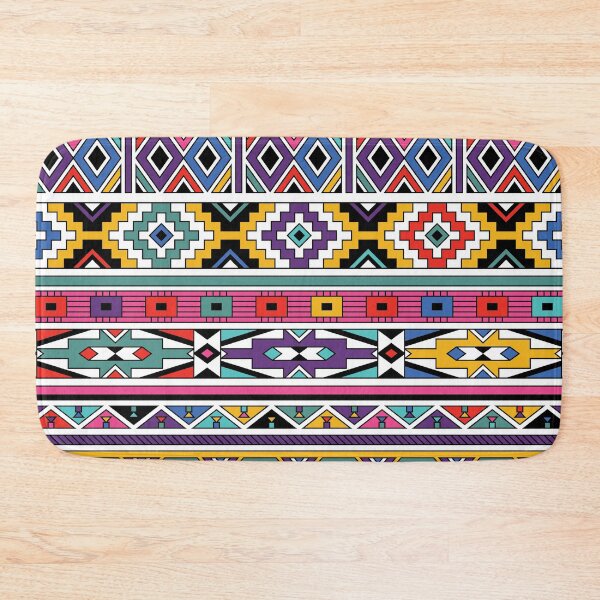 Item preview, Ndebele Fashion Tribal Pattern | African Style Geometry Art   designed and sold by Agmari.