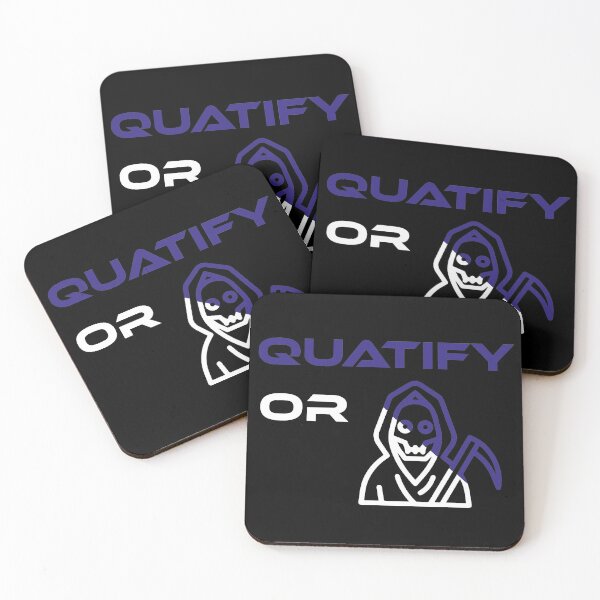 Item preview, Quatify Or Die Black designed and sold by MDGamer777.