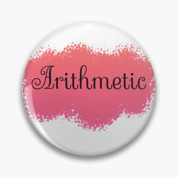 Item preview, Arithmetic School Subject Label - Peach to Pink Gradient designed and sold by IrinchiDE.